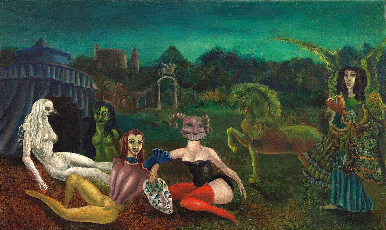 leonora carrington down below surrealism painting