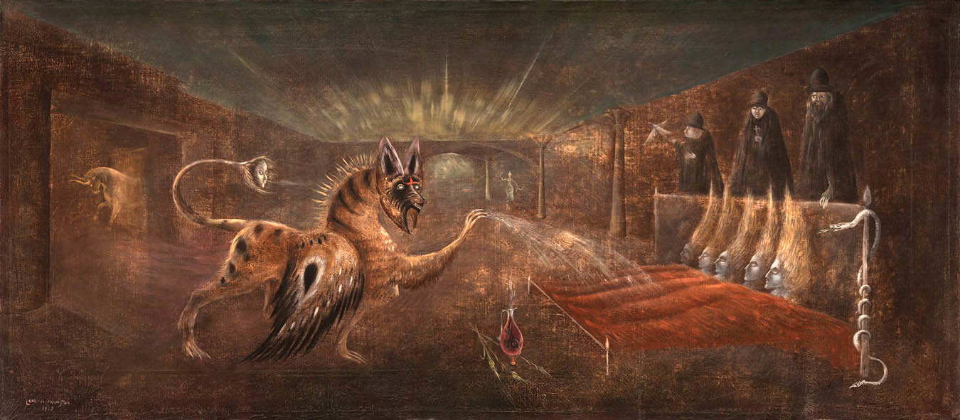 leonora carrington oink behold eyes surrealism painting