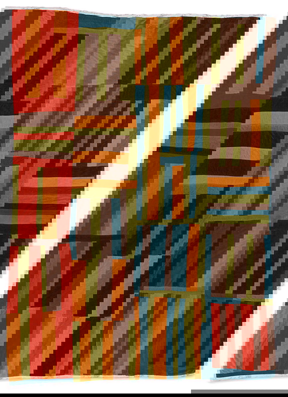 ma willie abrams roman stripes gees bend quilt