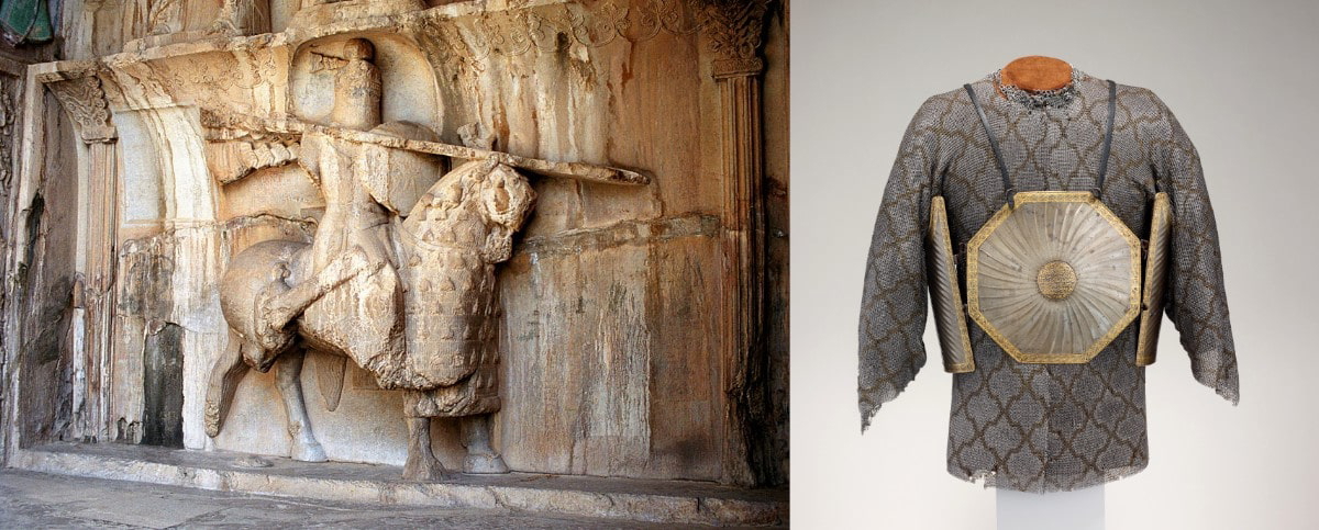 mail cuirass persian safavid sassanid armor