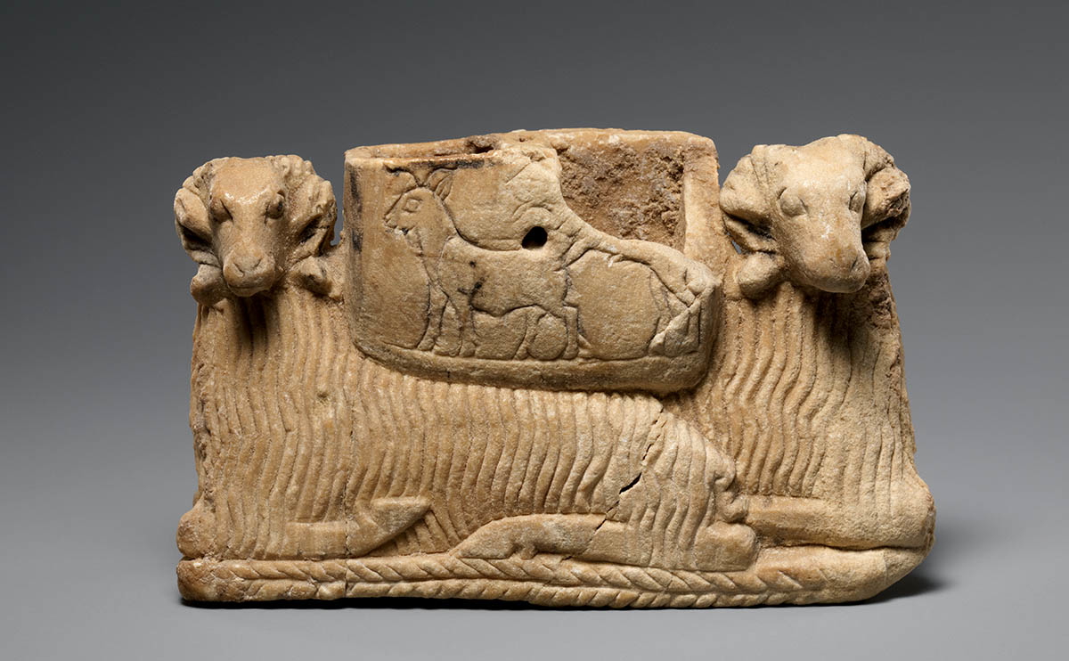 mesopotamian gods sumerian ram vessel