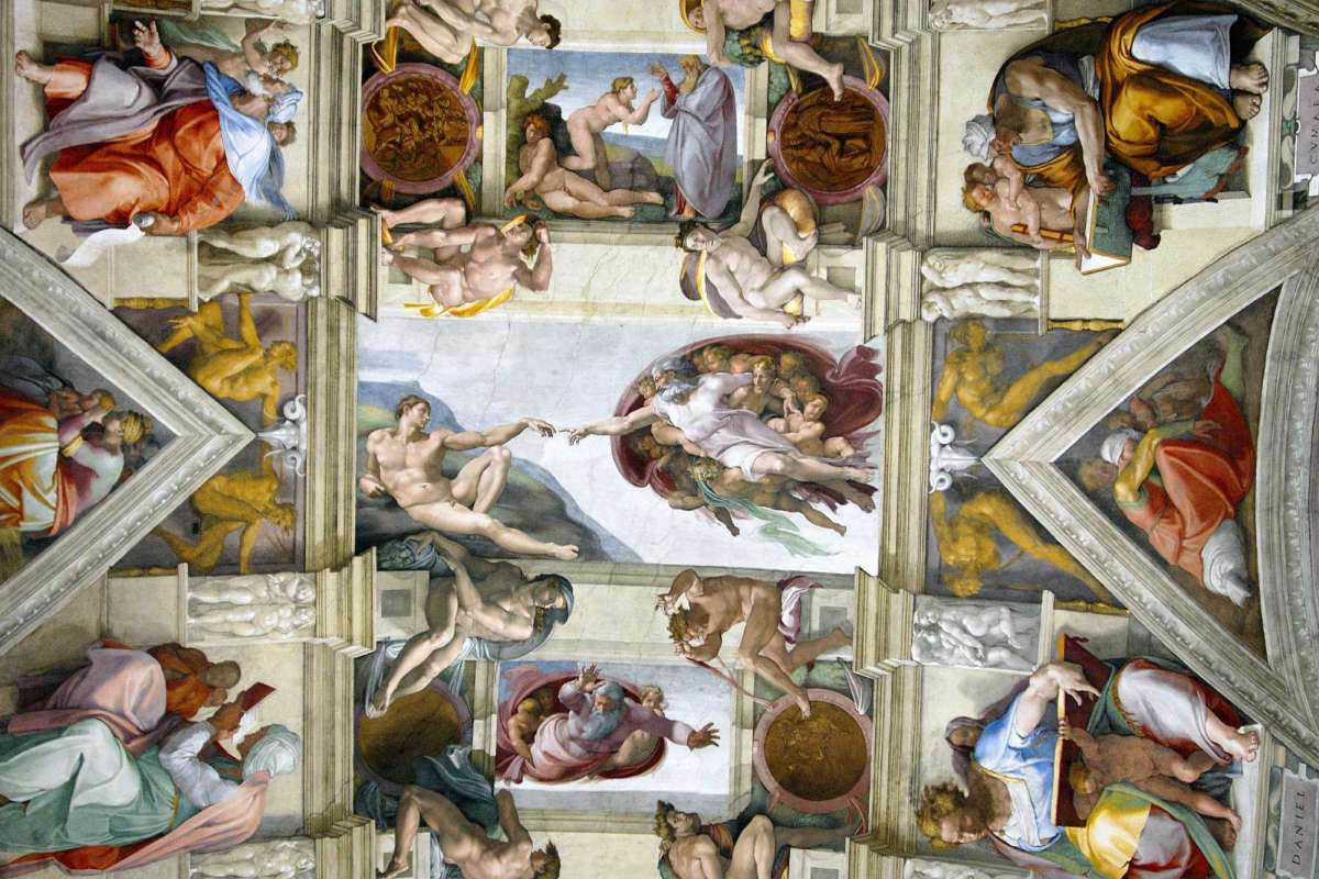Michelangelo Sistine Chapel ceiling Rome