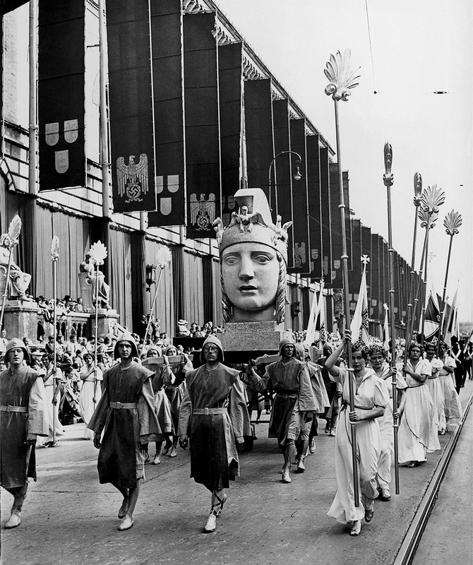 nazi parade fascism classical art