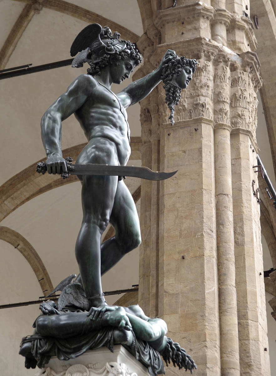 Perseus statue Benvenuto Cellini