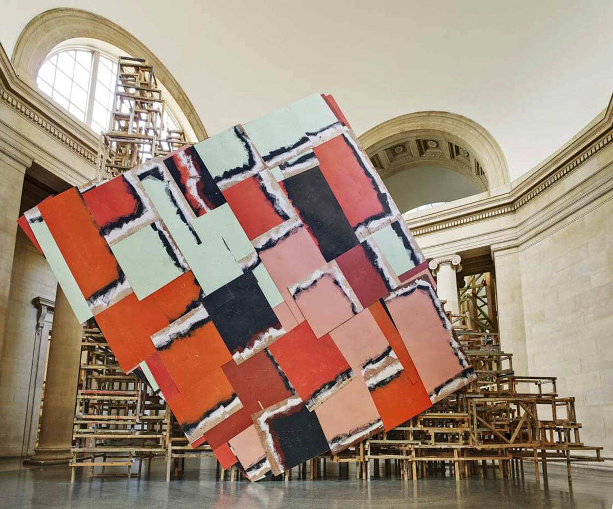 phyllida barlow sculpture installation