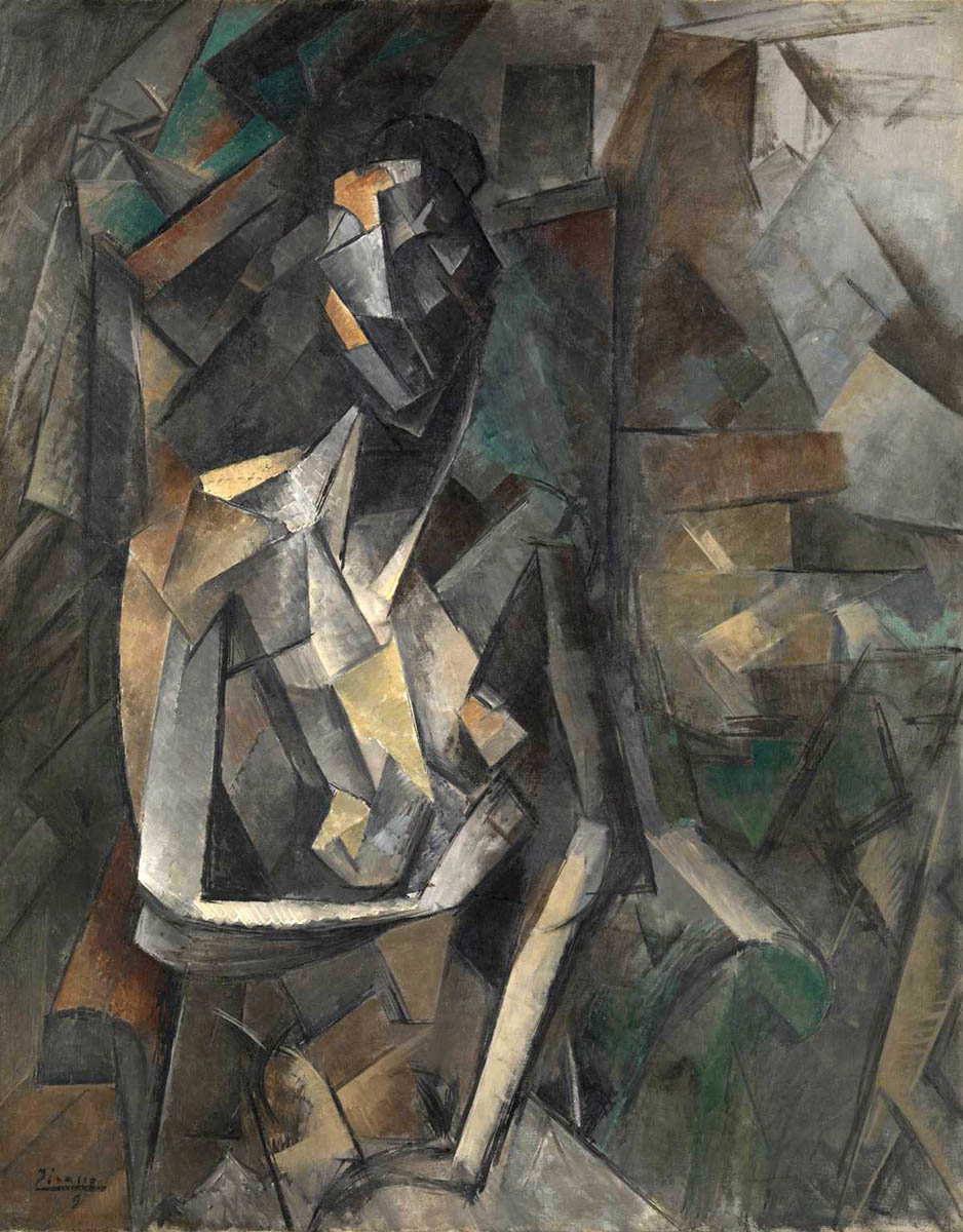 picasso seated nude cubism