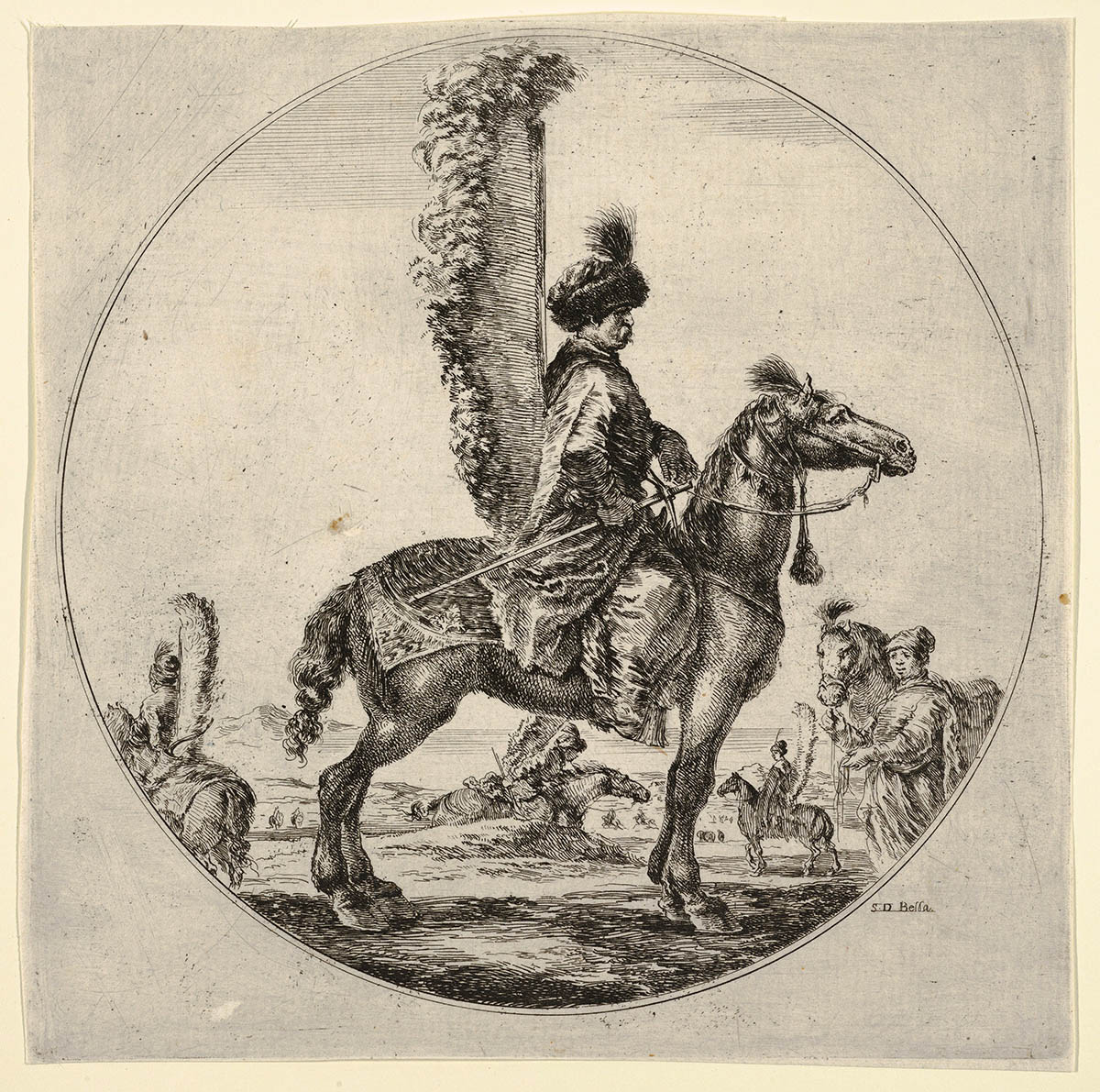 polish winged hussar stefano della bella