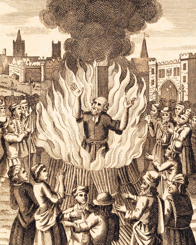 protestant burning queen mary