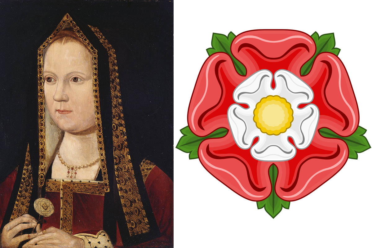 queen elizabeth woodville york tudor rose motif