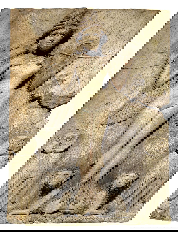 queen night babylonian divine feminine relief