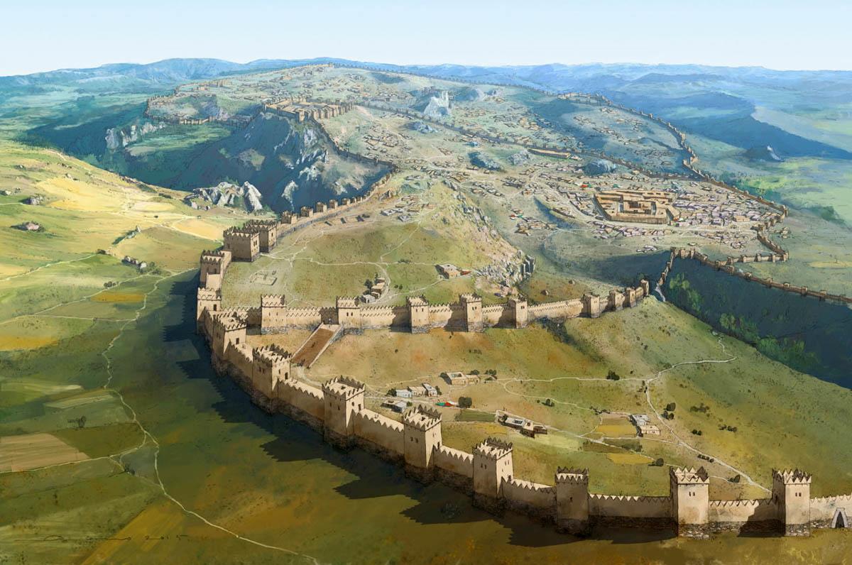 reconstruction hittite capital hattusha