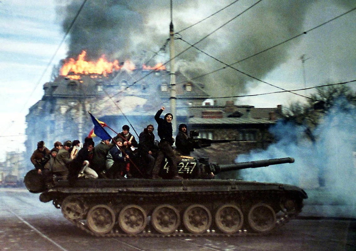 romanian revolution historical photo