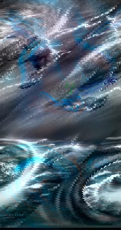 shannon brocas polynesian gods tawhiri matea digitalart
