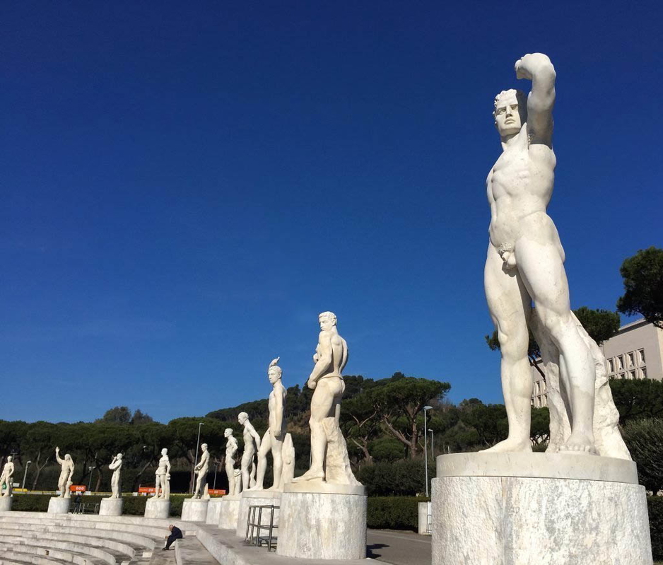 statues foro italico rome