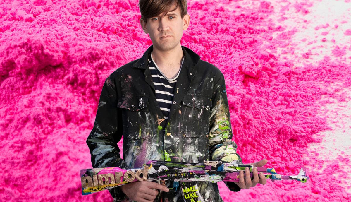 stuart semple portrait with pinkest pink