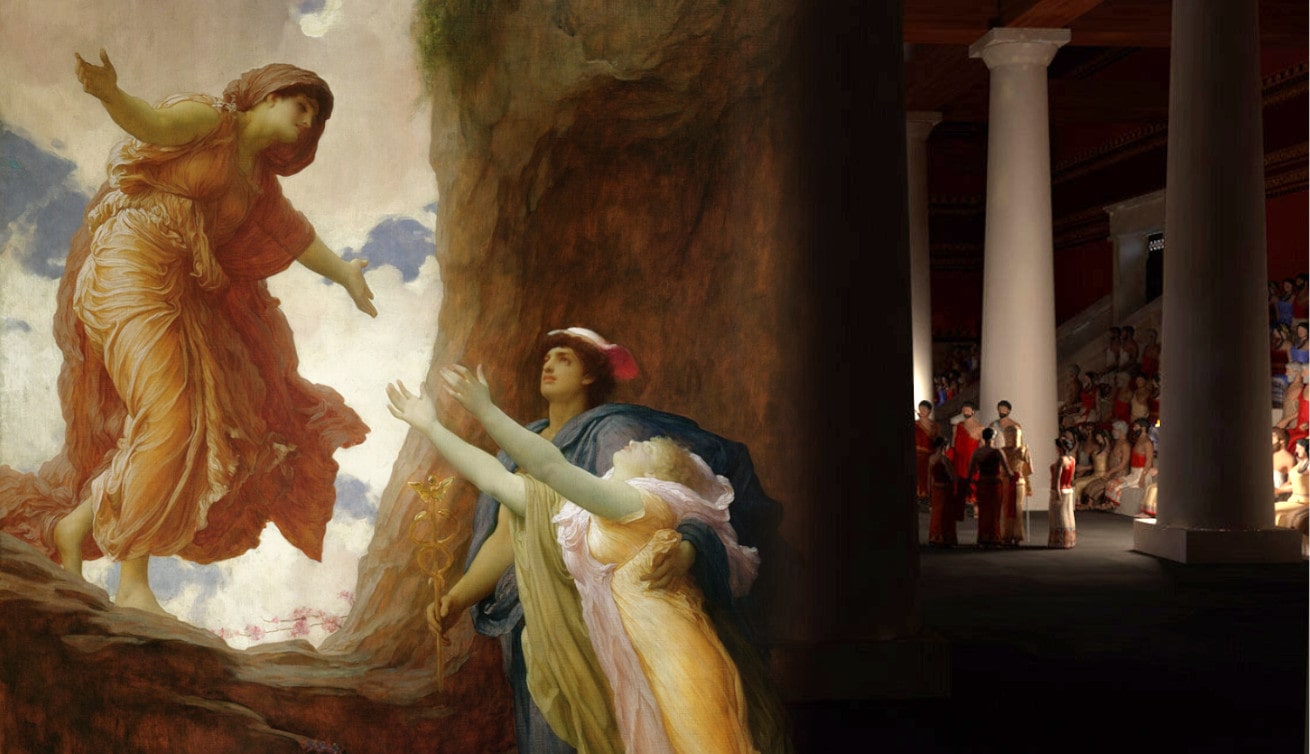 telestirion eleusis reconstruction leighton return persephone painting