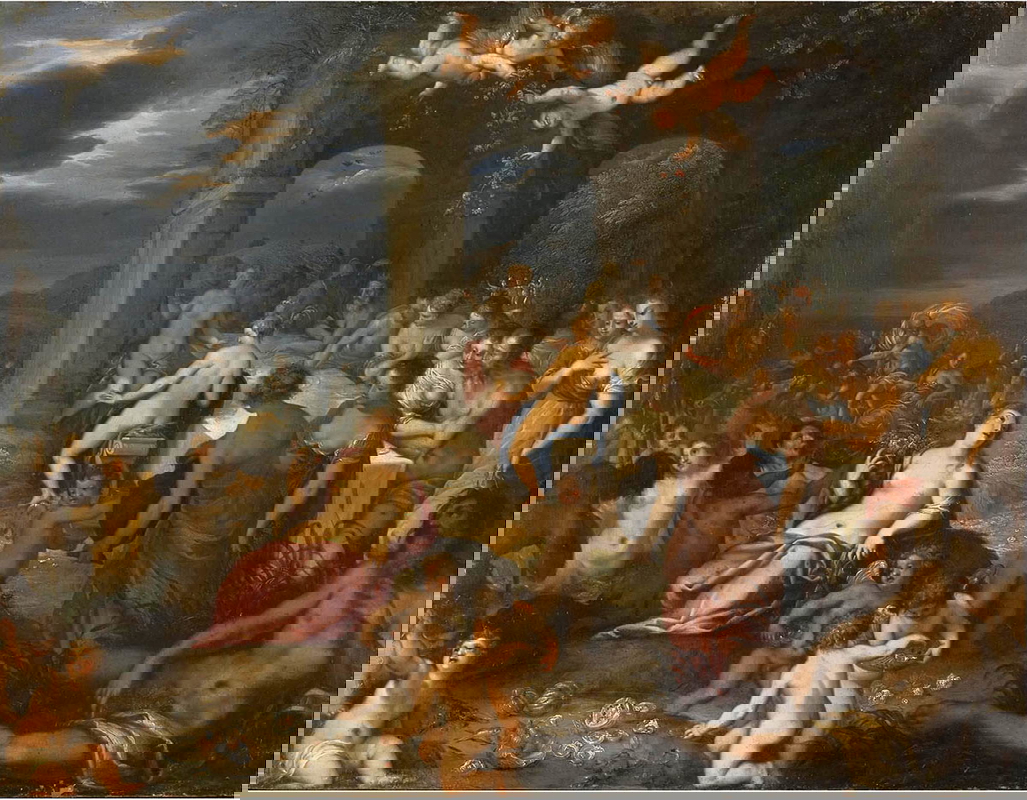 peleus thetis marriage rotterhammer painting