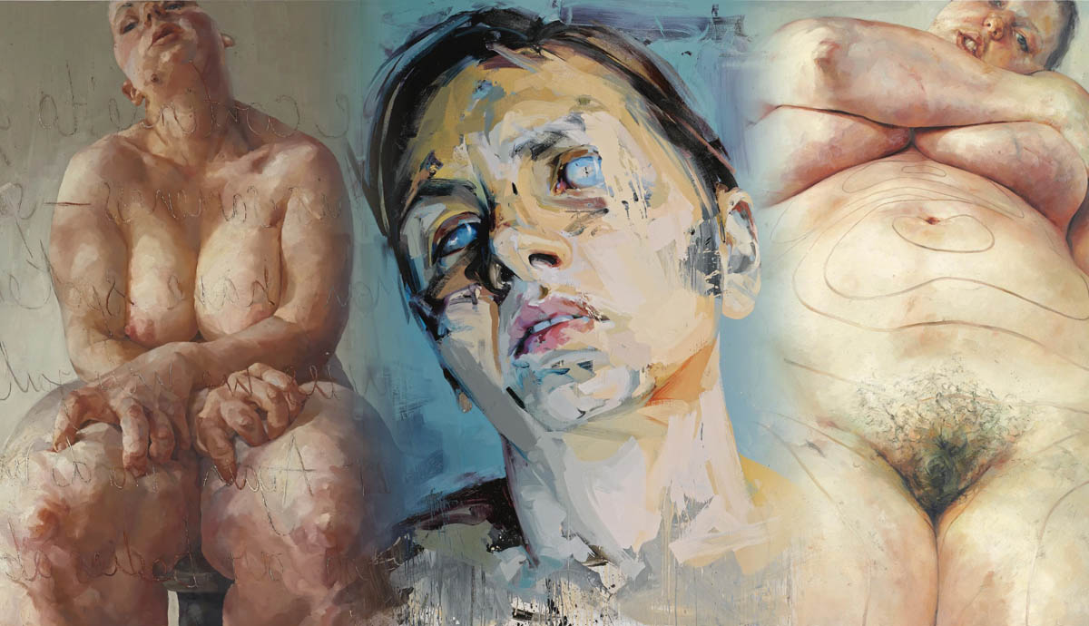 three paintings by jenny saville