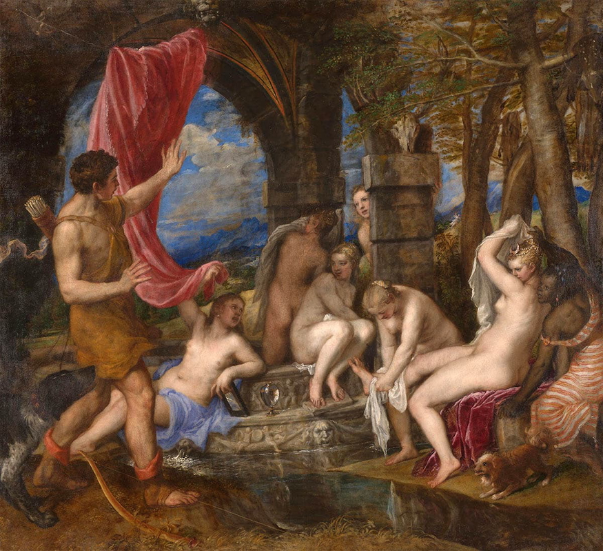 titian diana actaeon renaissance painting