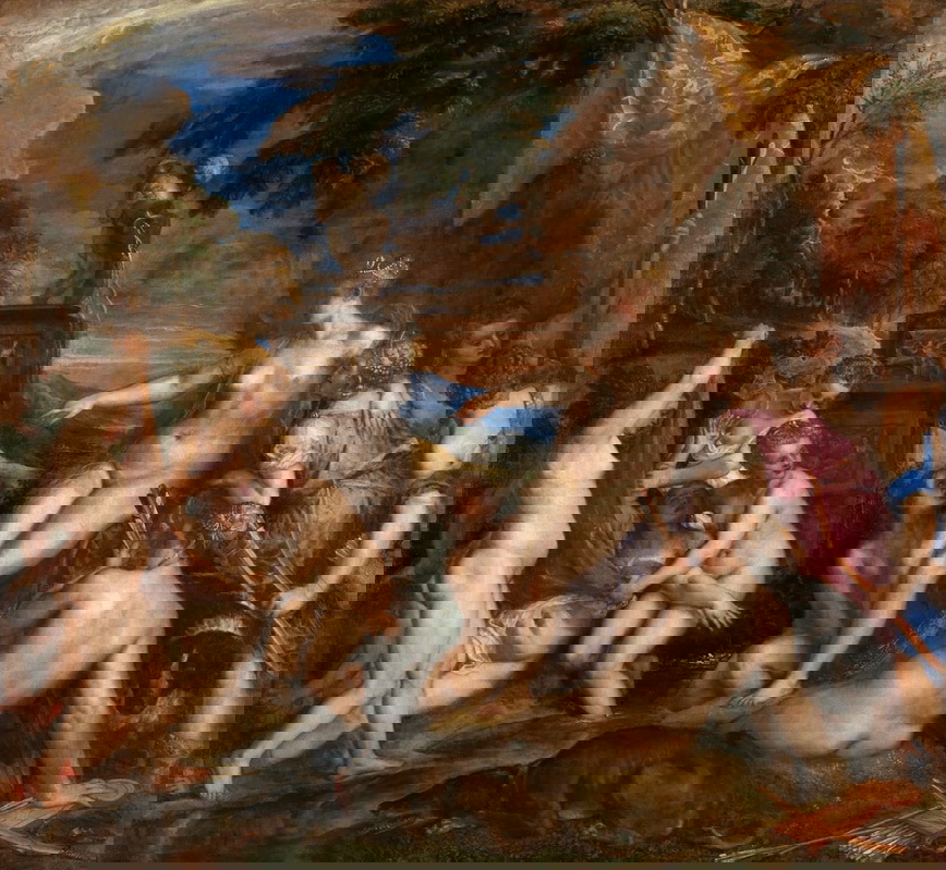 titian diana callisto painting