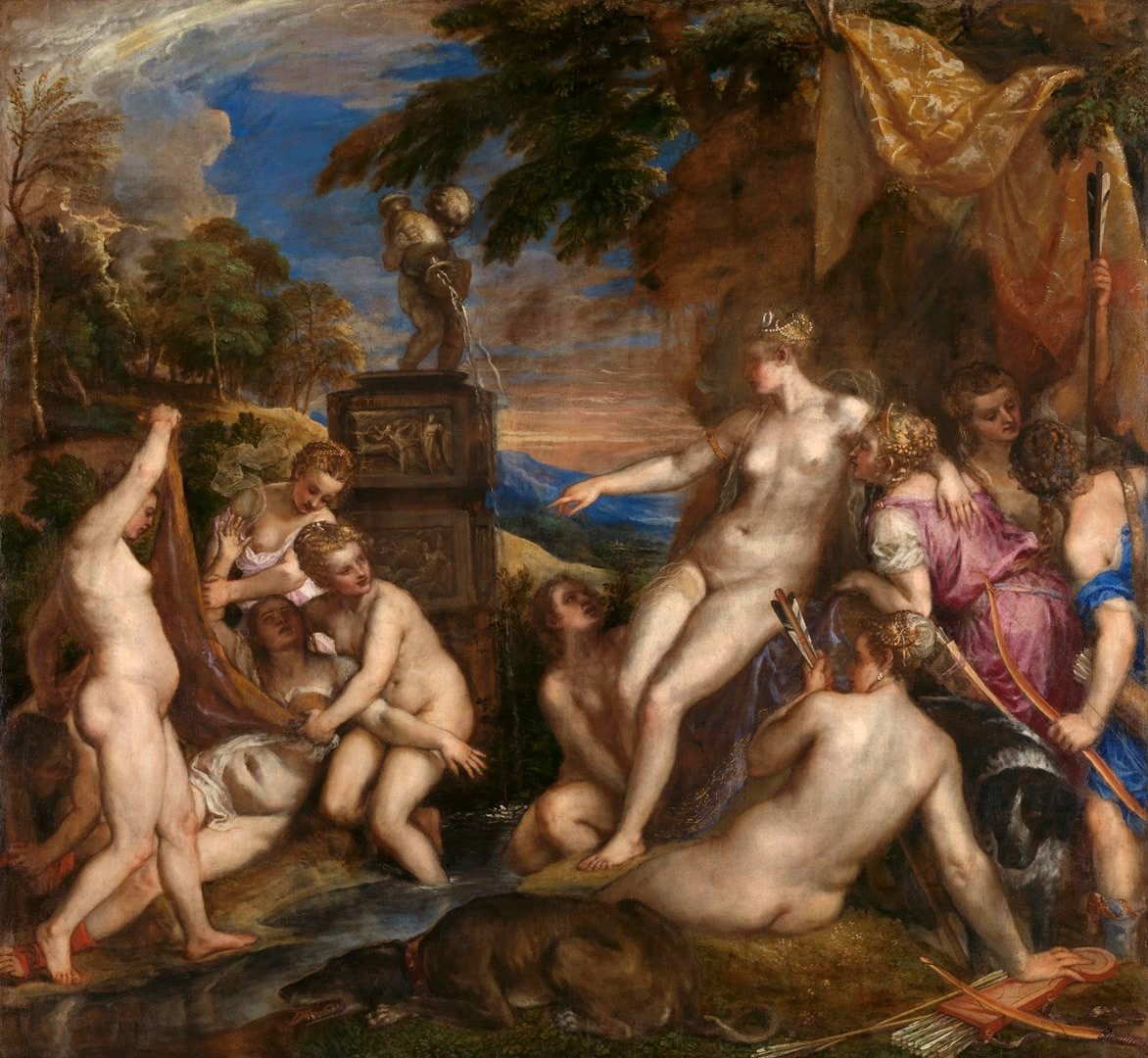 titian diana callisto painting