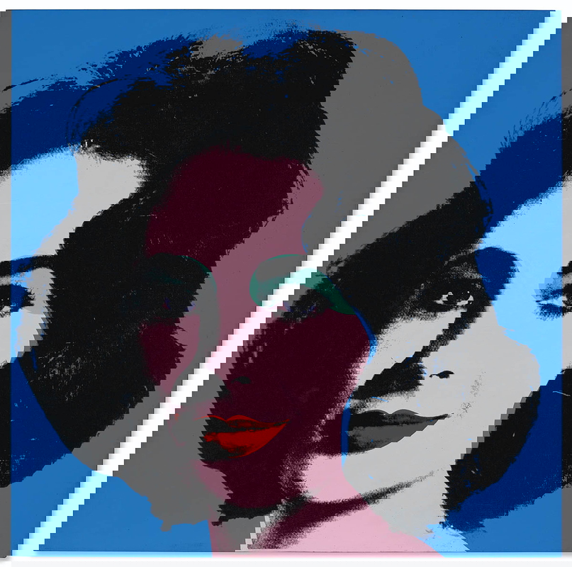 Andy Warhol Liz Taylor portrait
