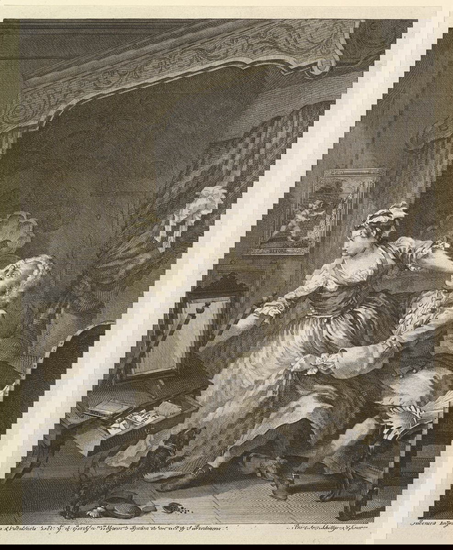 william hogarth before rococo etching