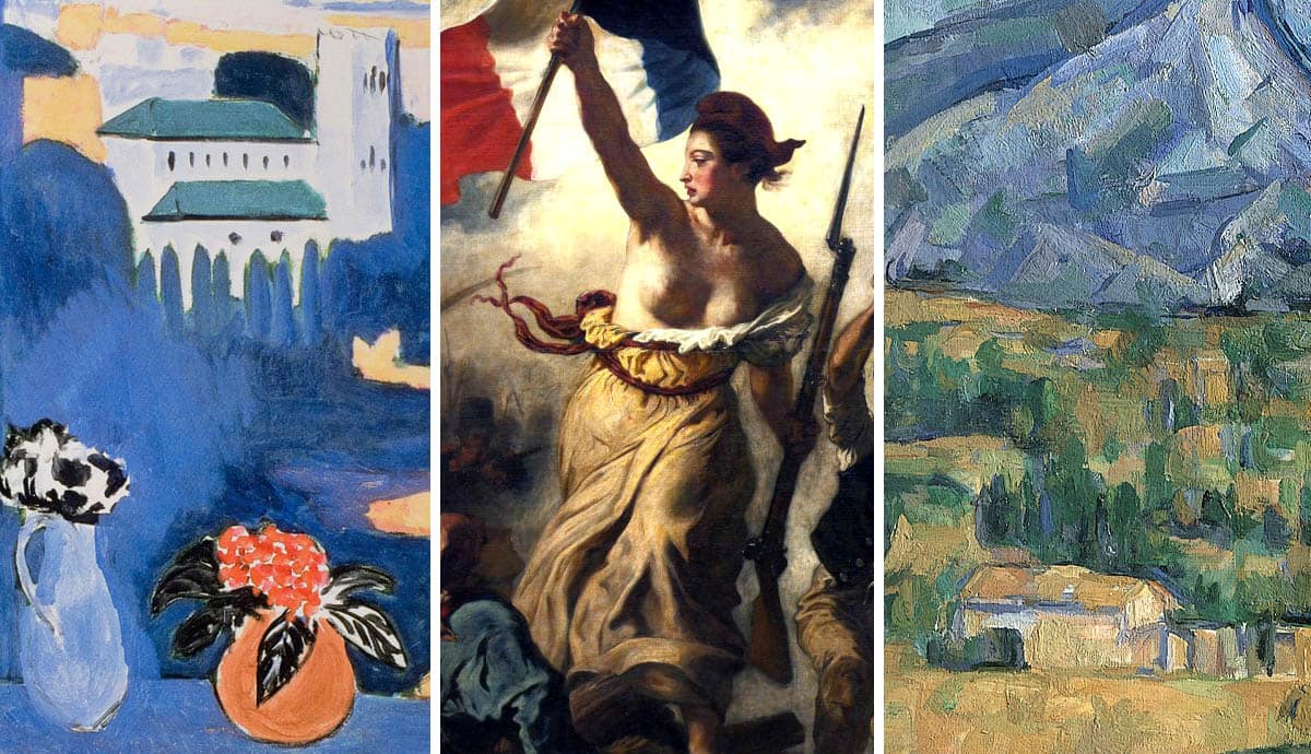 3 paintings-by famous french painter