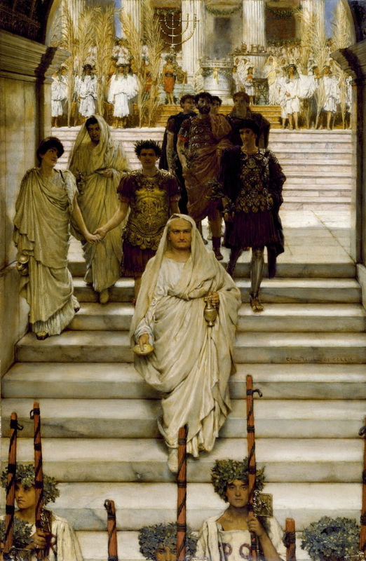 alma tadema triumph titus painting