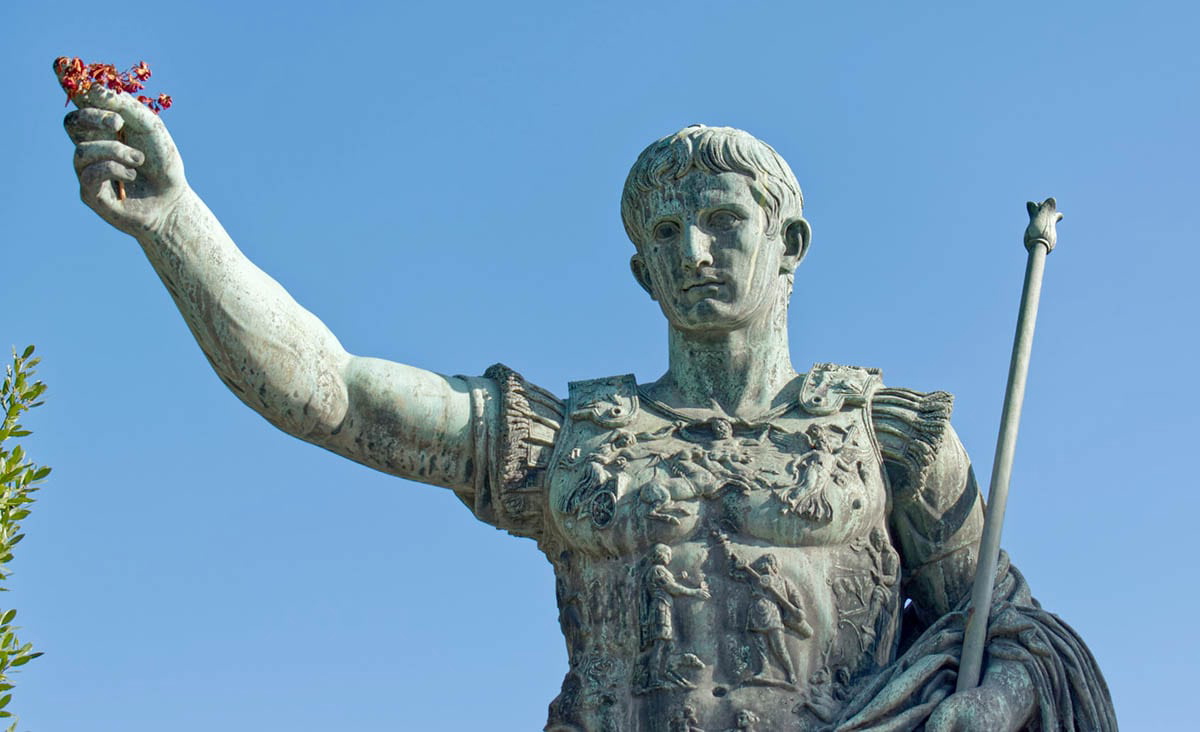 augustus caesar statue pax romana