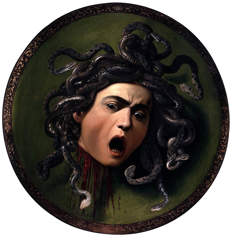 caravaggio head medusa