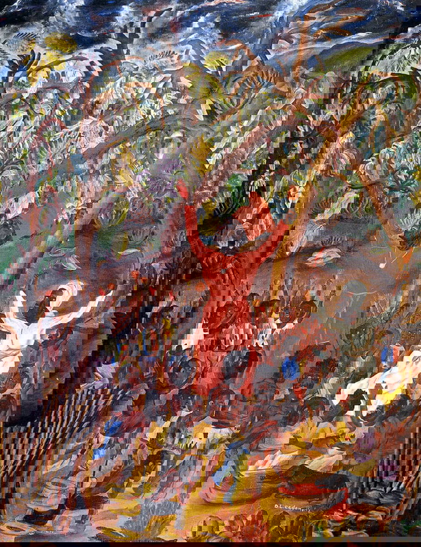 cedor dieudonne bois caiman painting