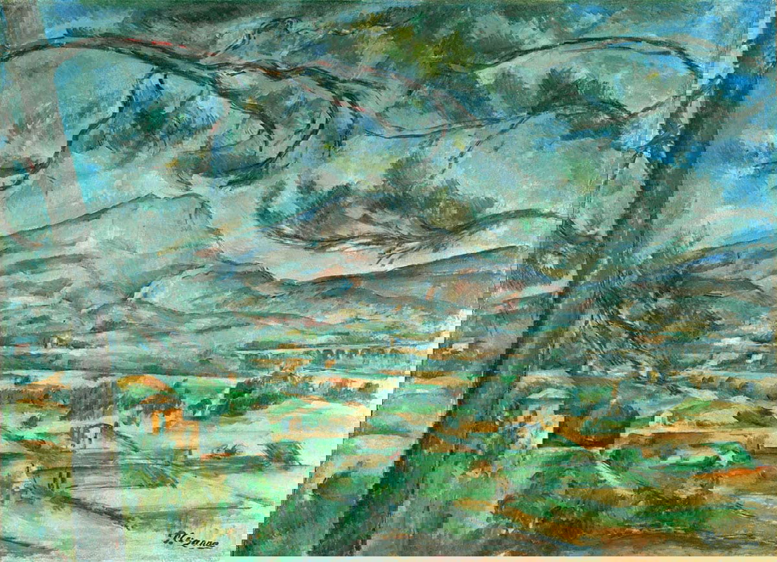 cézanne montagne sainte victoire large pine