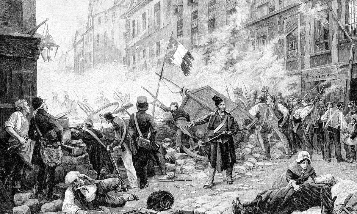 civil war streets paris 1830
