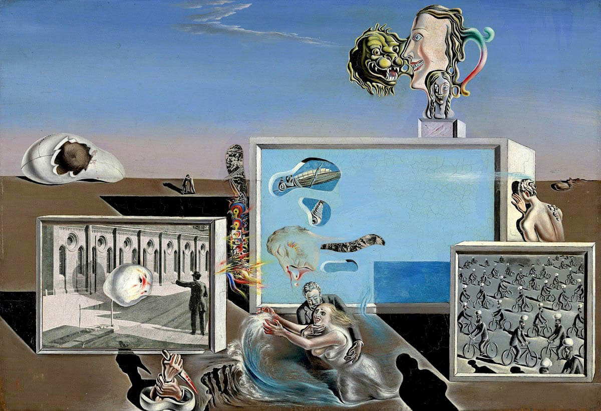 salvador dali illumined pleasures painting