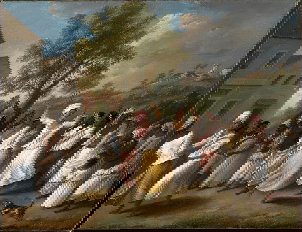 dancing scene west indies agostino brunias painting