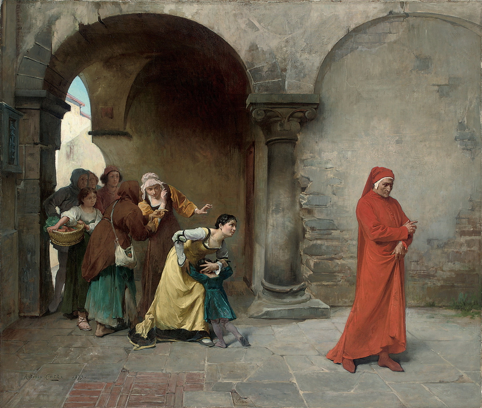 dante in verona painting