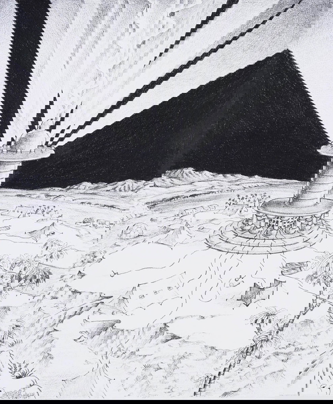 drawing planet festival ettore sottsass