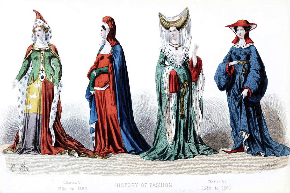 fashion history france medieval