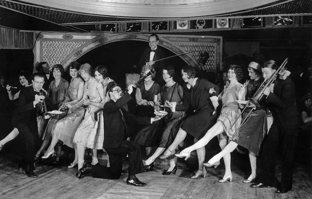 flappers charleston dance parody club new york 1926