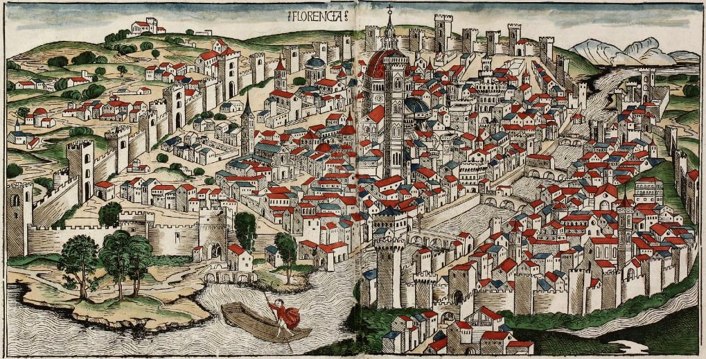 florence woodcut niccolo machiavelli painting