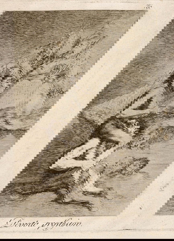 francisco goya los caprichos devout profession