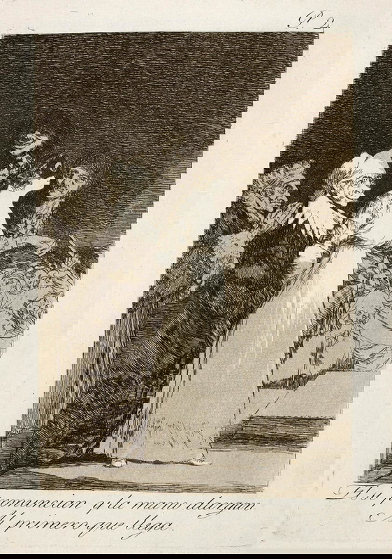 francisco goya they say yes and give their hand to the first comer