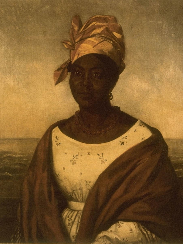 free woman of color adolph rinck painting