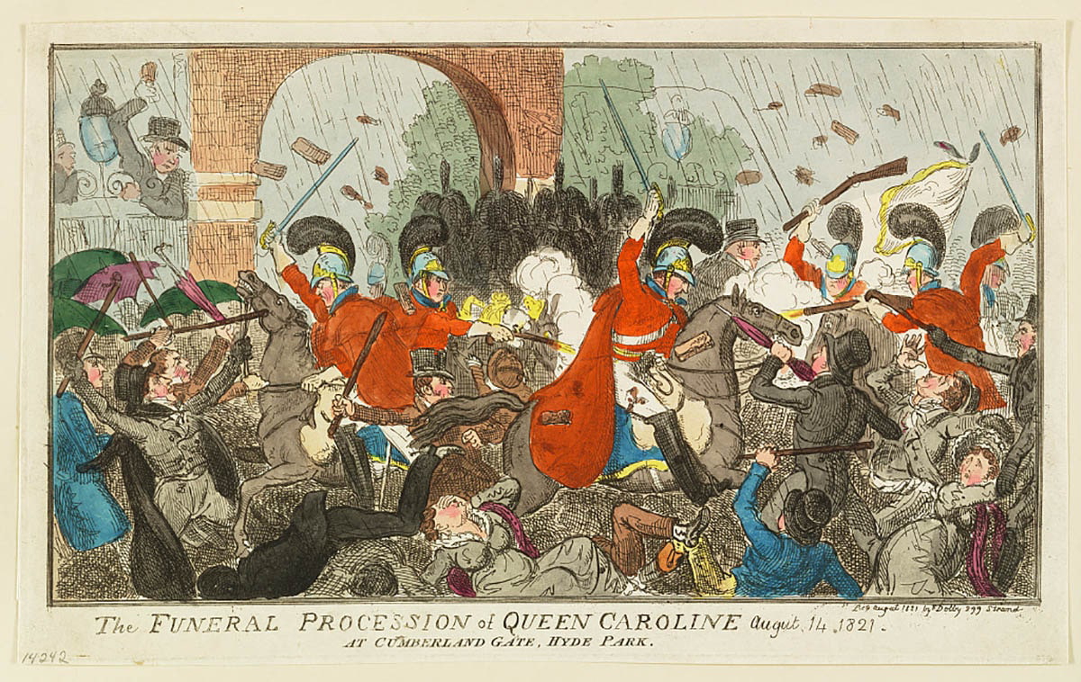 funeral procession queen caroline