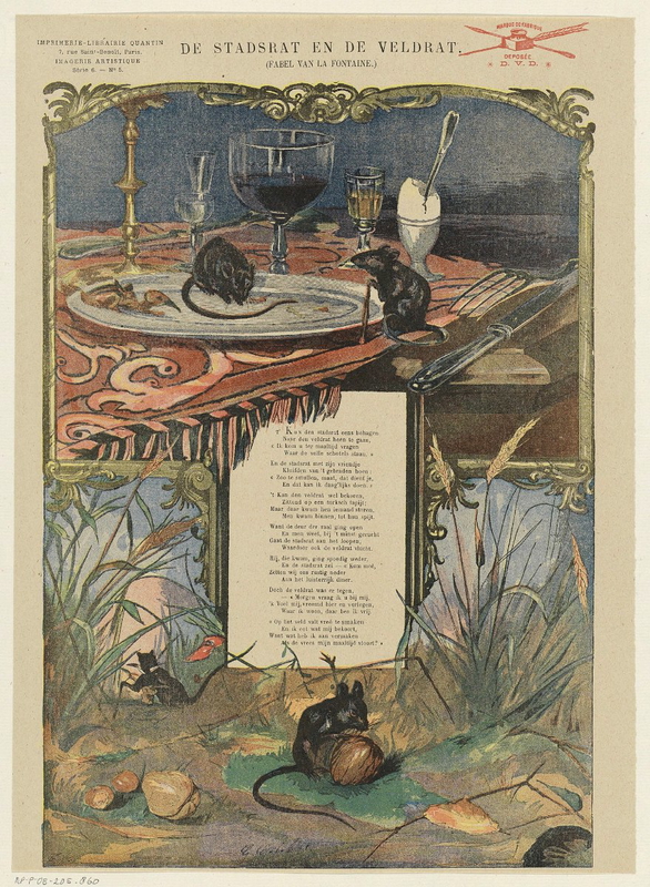 gelibert town mouse country mouse book illustration