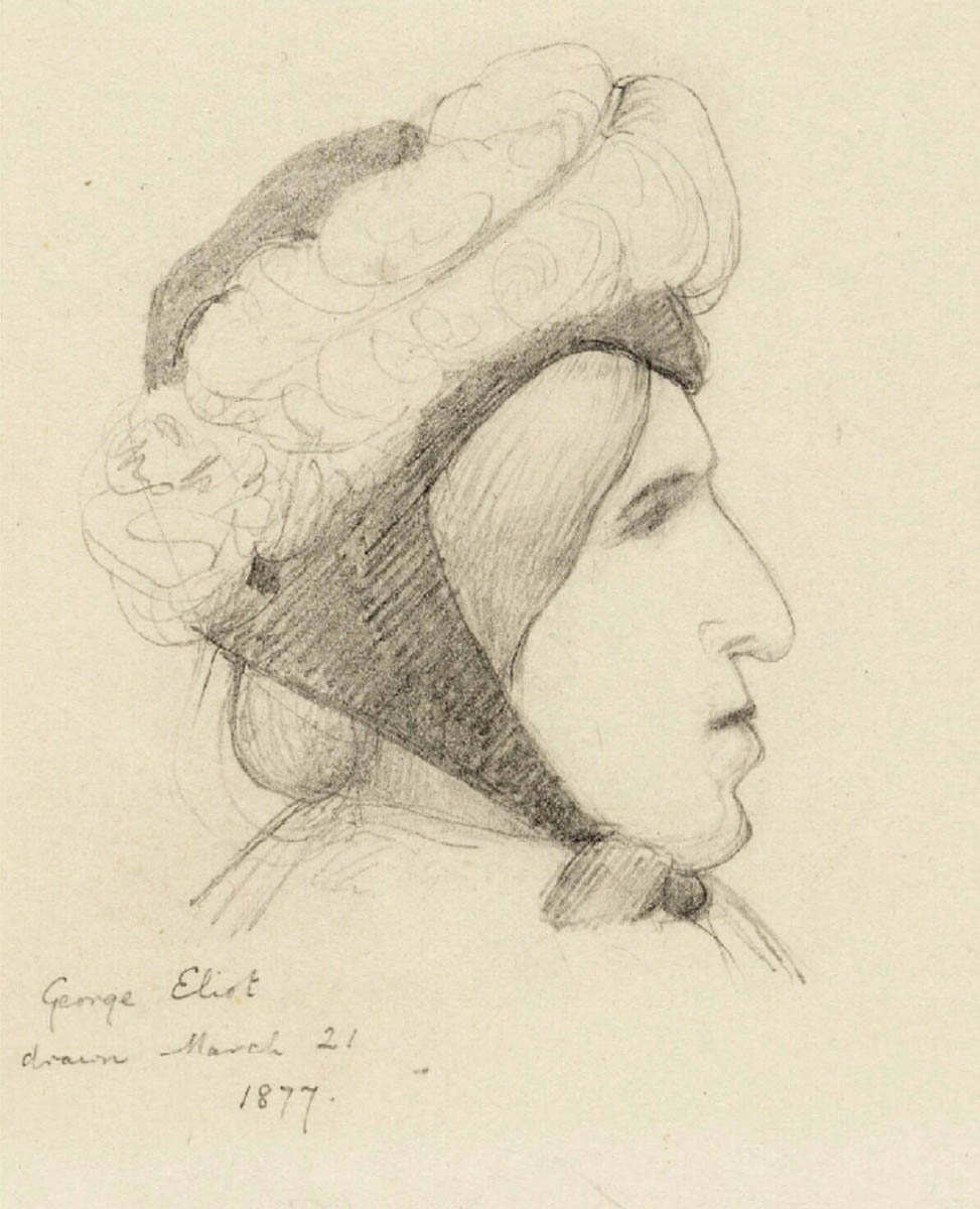 george eliot portrait profile