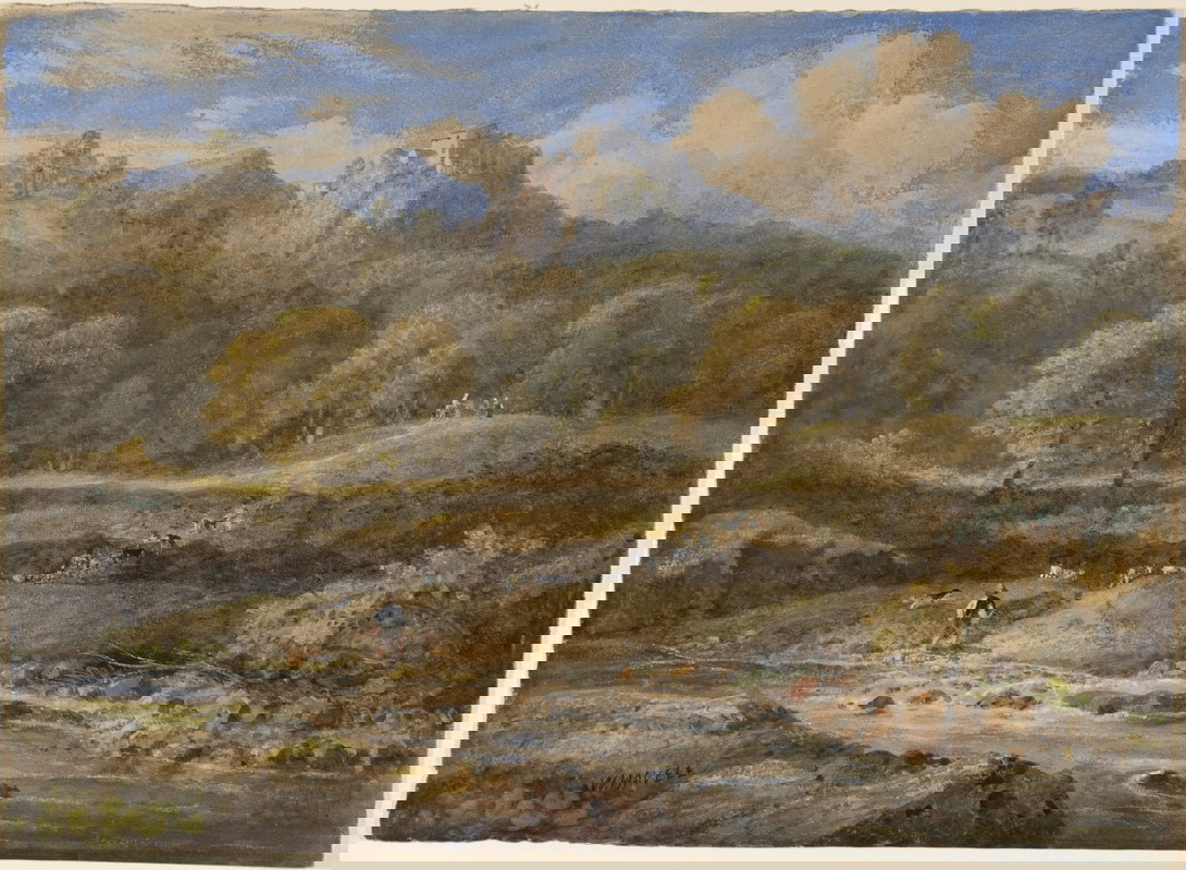 havell licenza near rome horaces villa painting