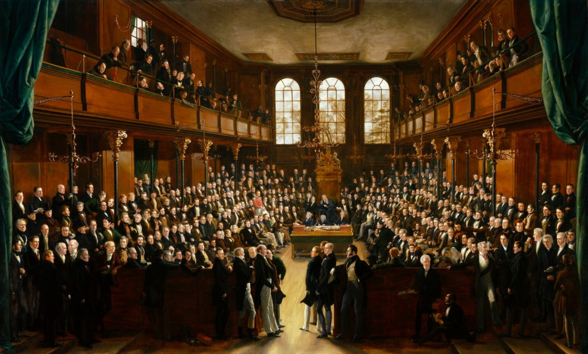 hayter house commons 1833 painting