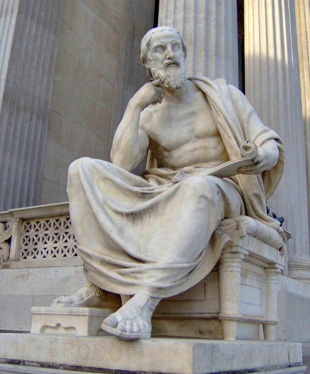 herodotus statue